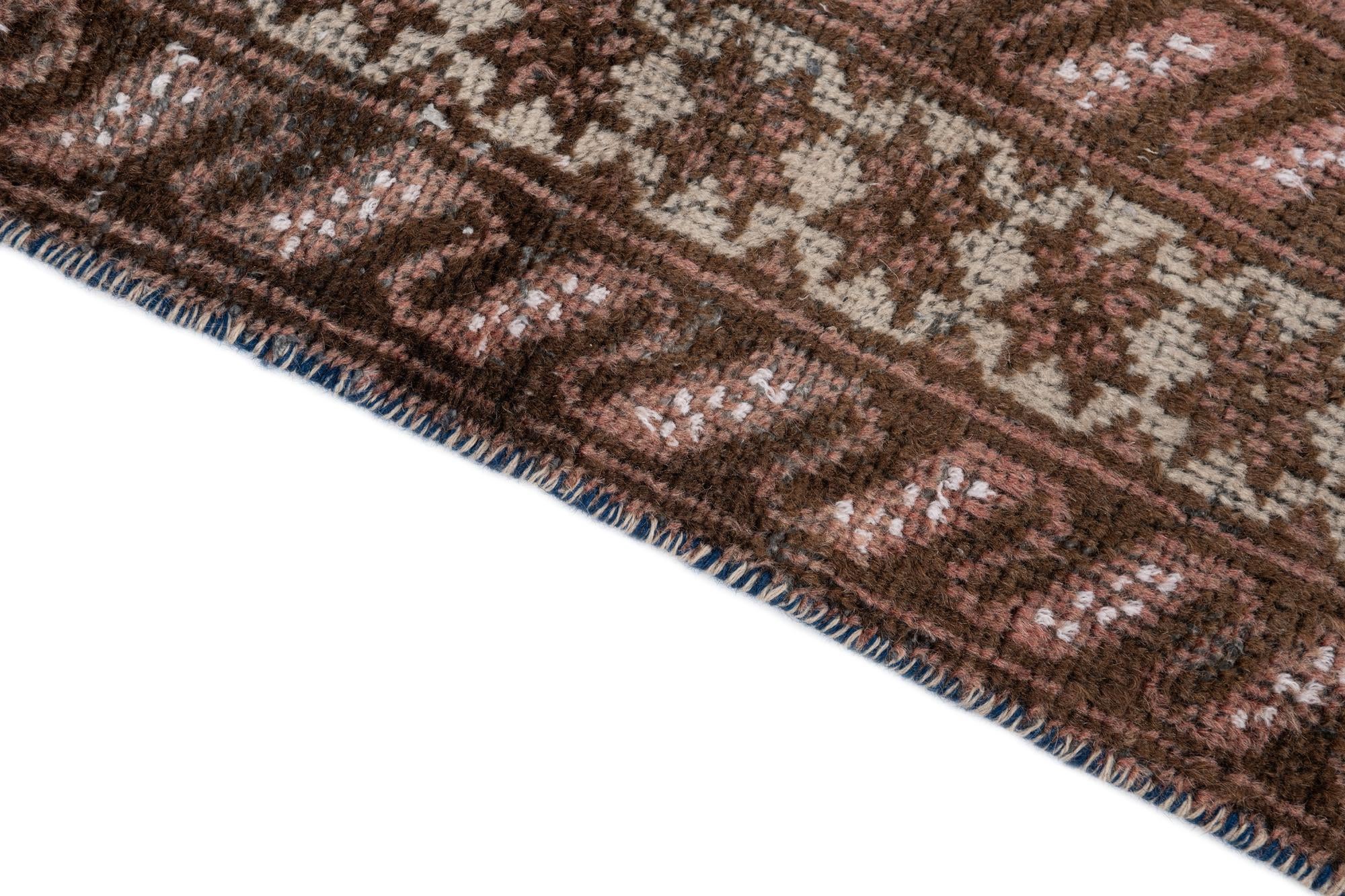 5' 2 x 7' 2 Hand Knotted Ultra Vintage Persian Wool Rug