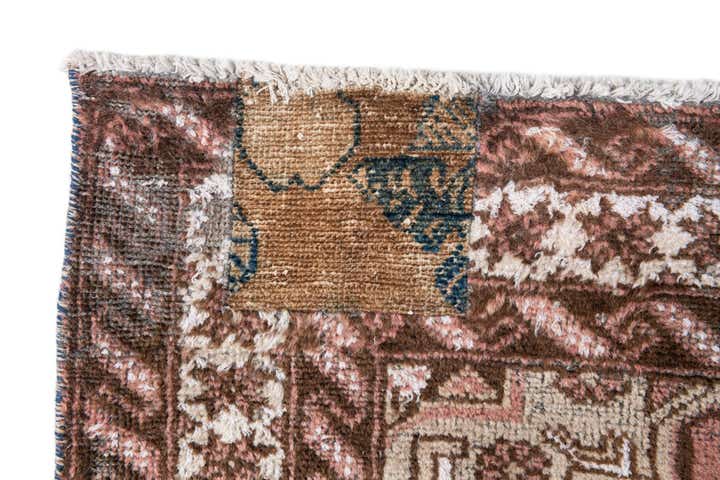 5' 2 x 7' 2 Hand Knotted Ultra Vintage Persian Wool Rug