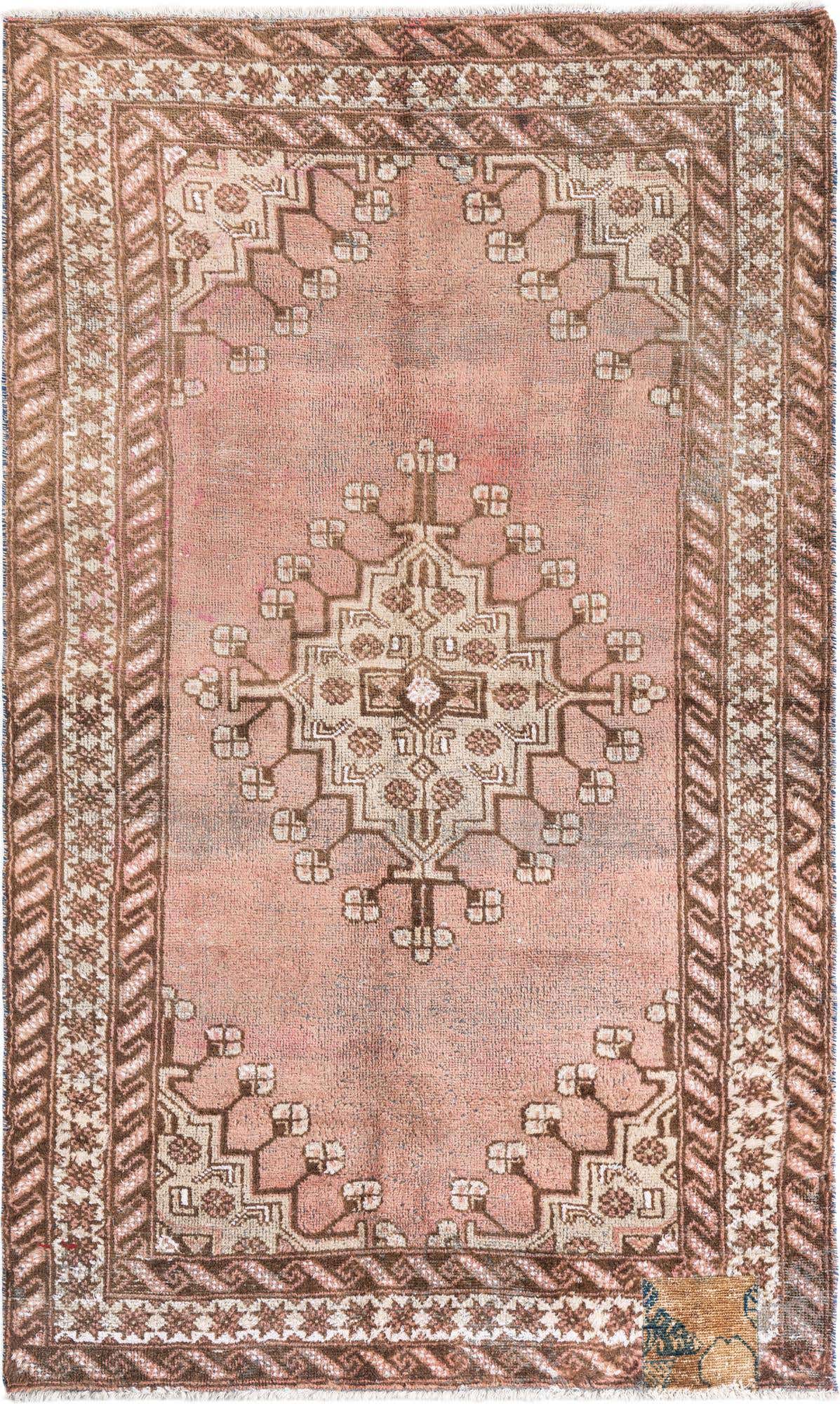 5' 2 x 7' 2 Hand Knotted Ultra Vintage Persian Wool Rug