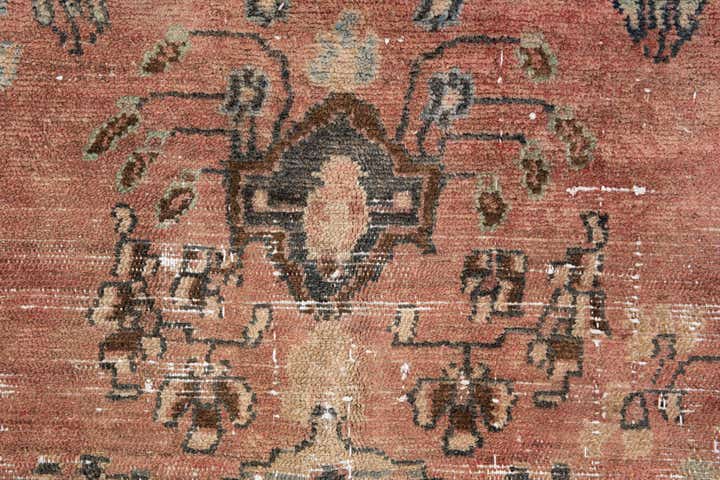 4' 4 x 6' 1 Hand Knotted Ultra Vintage Persian Wool Rug