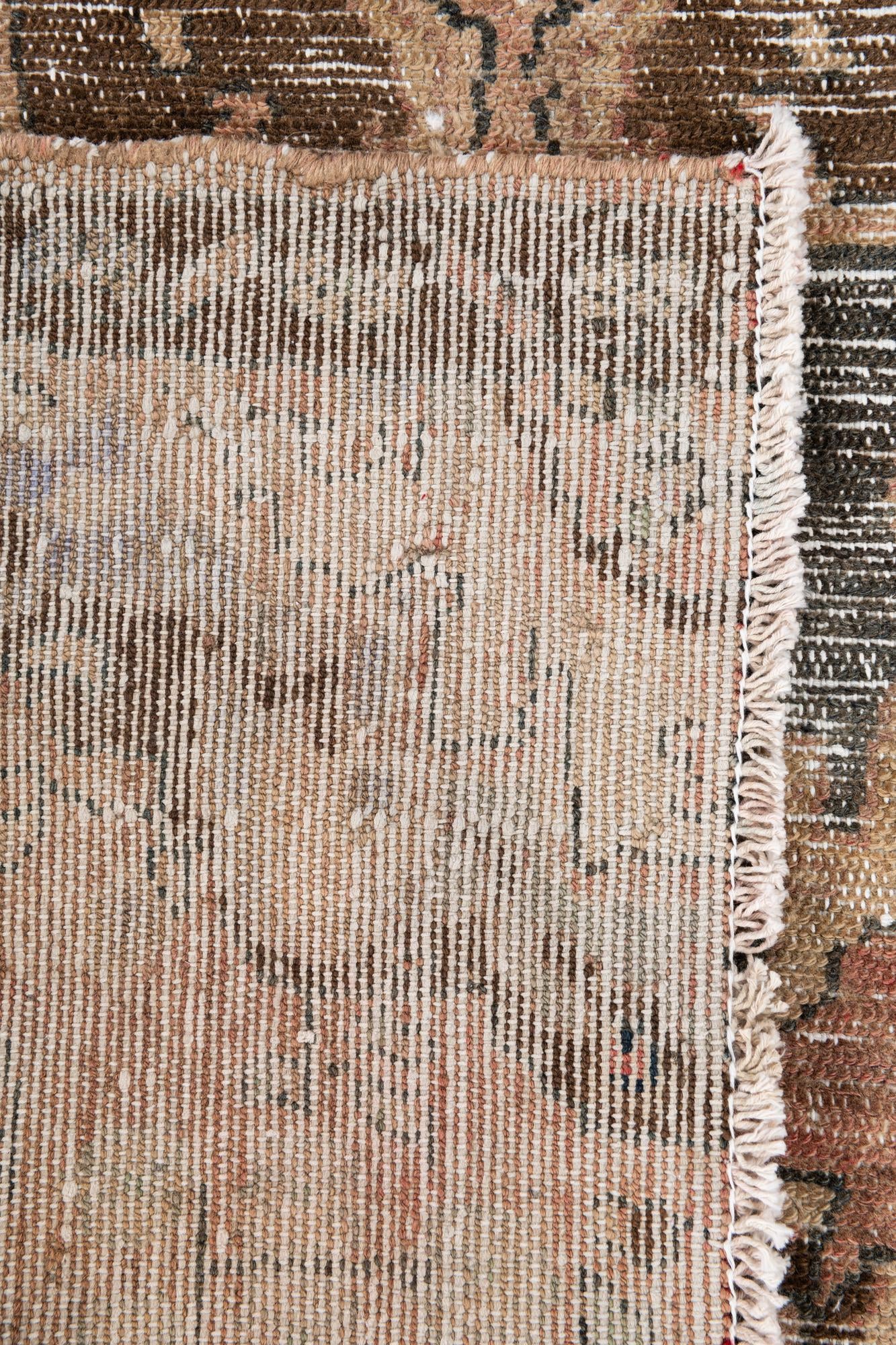4' 4 x 6' 1 Hand Knotted Ultra Vintage Persian Wool Rug