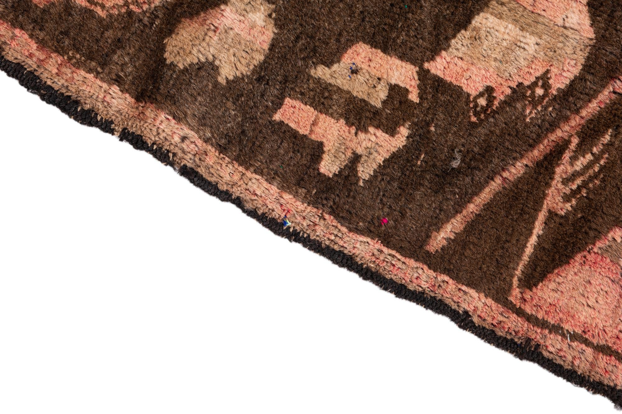 3' x 4' 6 Hand Knotted Ultra Vintage Persian Wool Rug