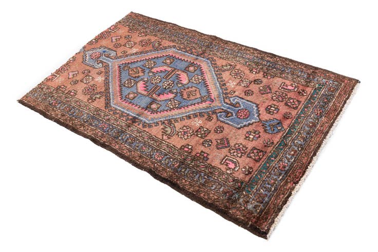 Detail image of 3' x 4' 7 Hand Knotted Ultra Vintage Persian Wool Rug