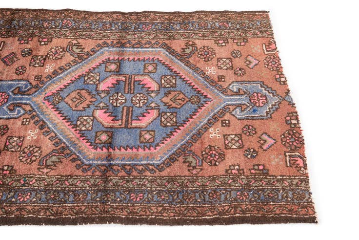 Detail image of 3' x 4' 7 Hand Knotted Ultra Vintage Persian Wool Rug