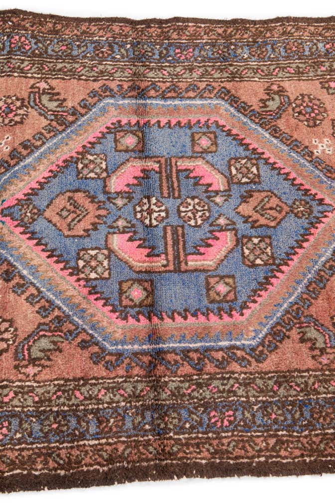 3' x 4' 7 Hand Knotted Ultra Vintage Persian Wool Rug