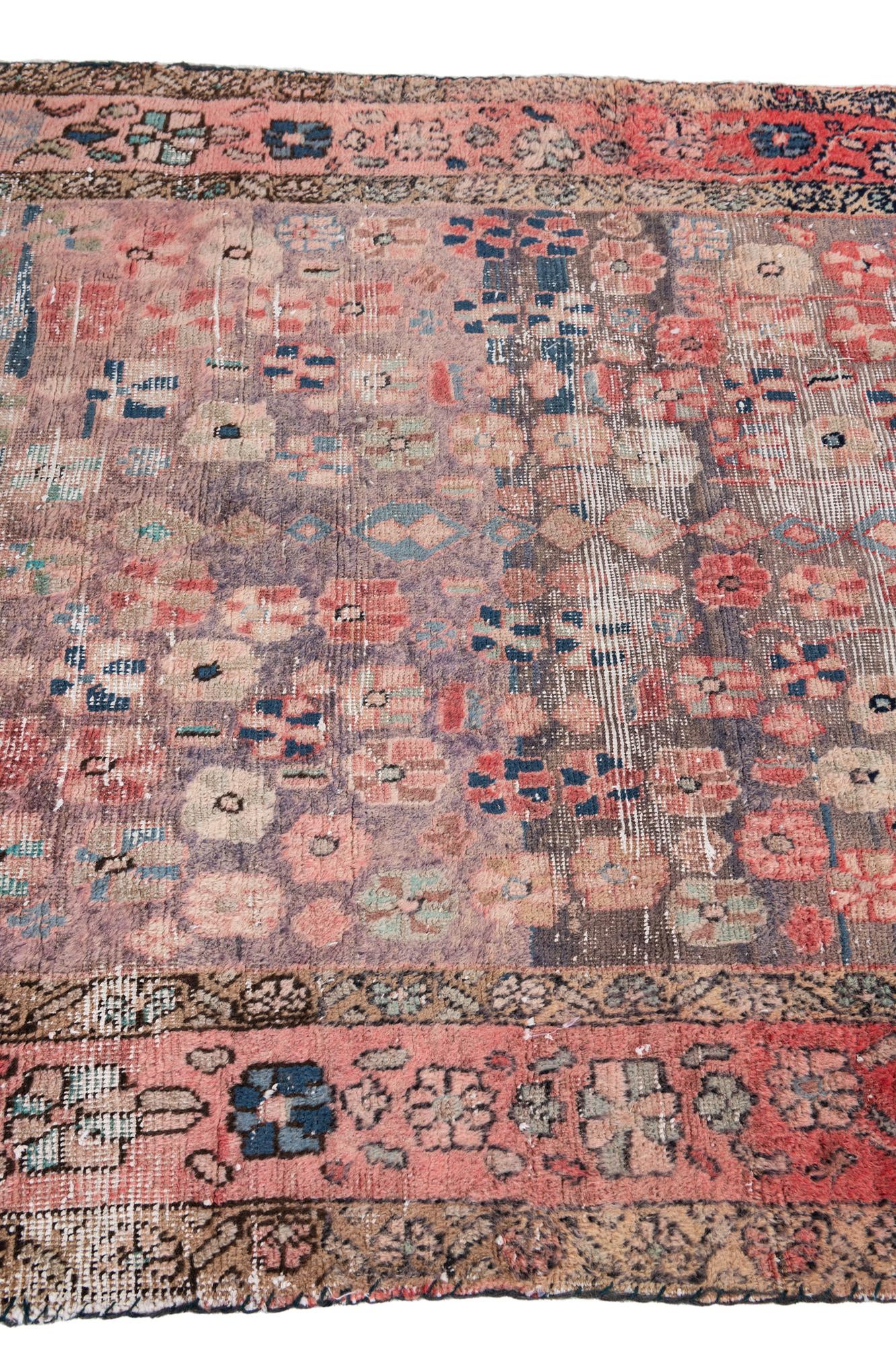 3' 10 x 6' 5 Hand Knotted Ultra Vintage Persian Wool Rug