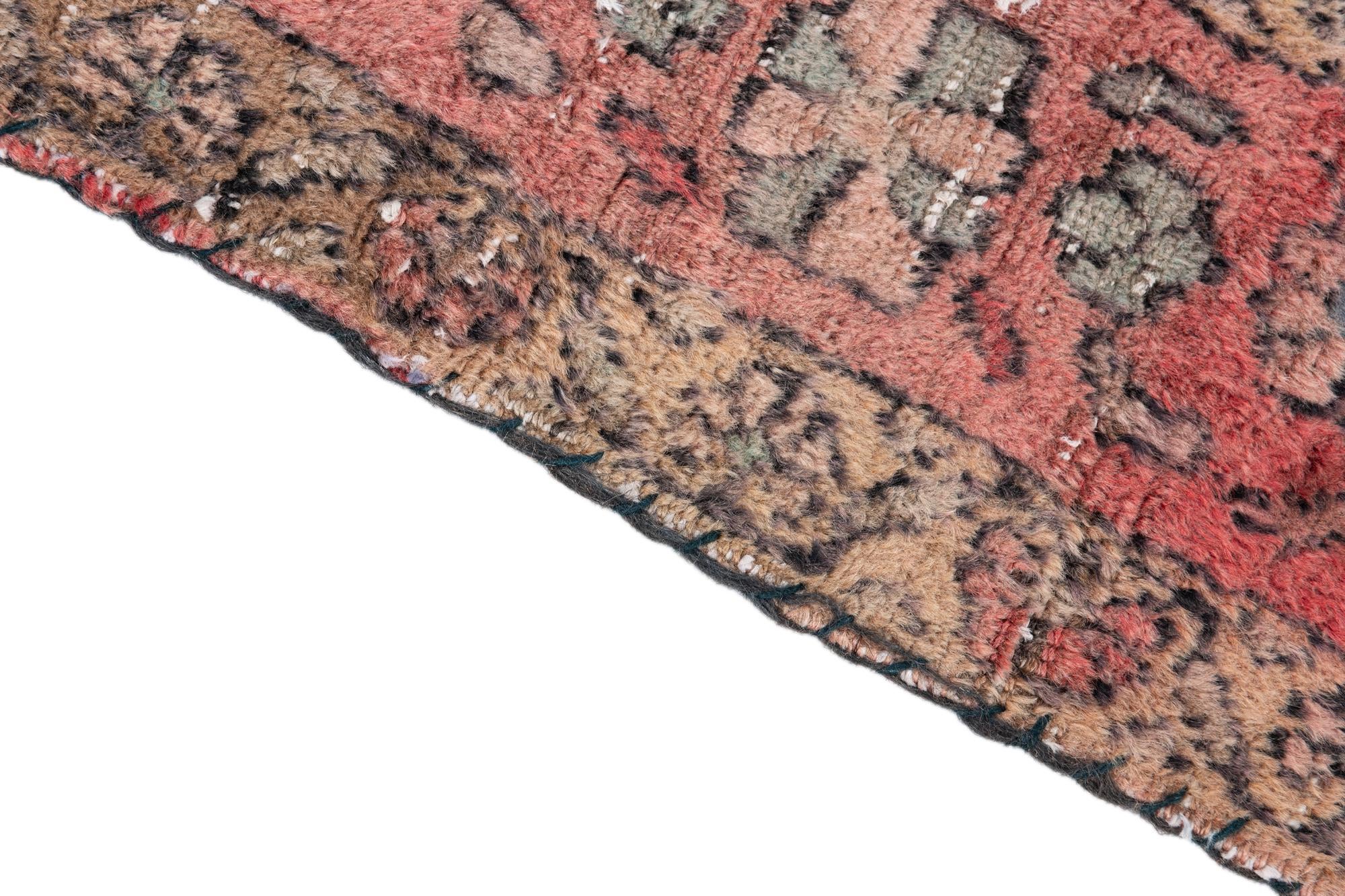 3' 10 x 6' 5 Hand Knotted Ultra Vintage Persian Wool Rug