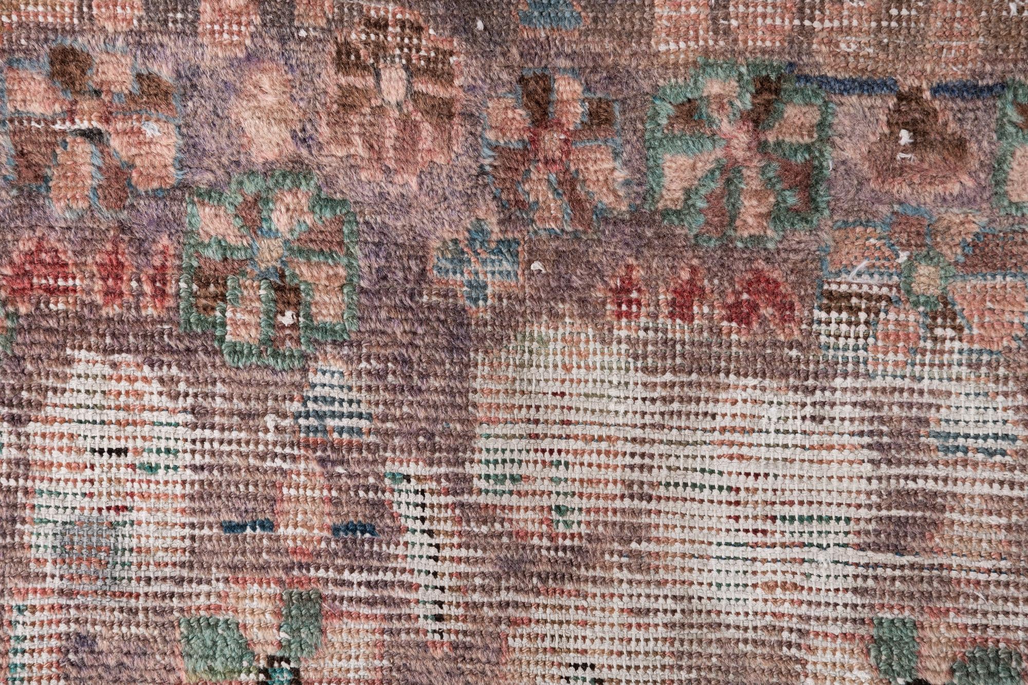 3' 10 x 6' 5 Hand Knotted Ultra Vintage Persian Wool Rug