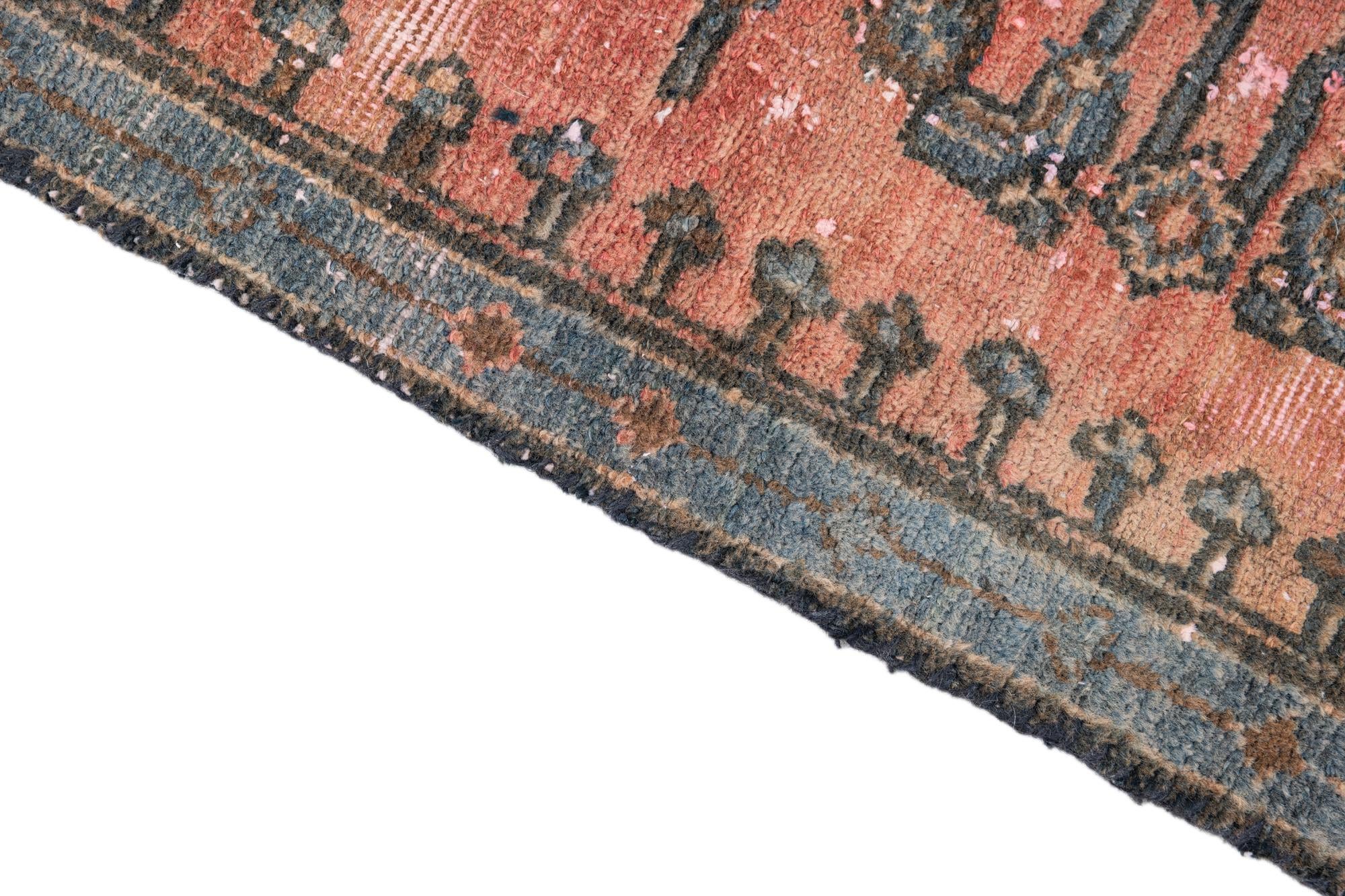 3' 7 x 5' 7 Hand Knotted Ultra Vintage Persian Wool Rug