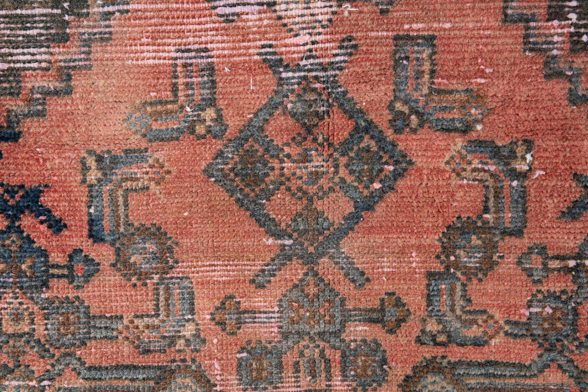 3' 7 x 5' 7 Hand Knotted Ultra Vintage Persian Wool Rug