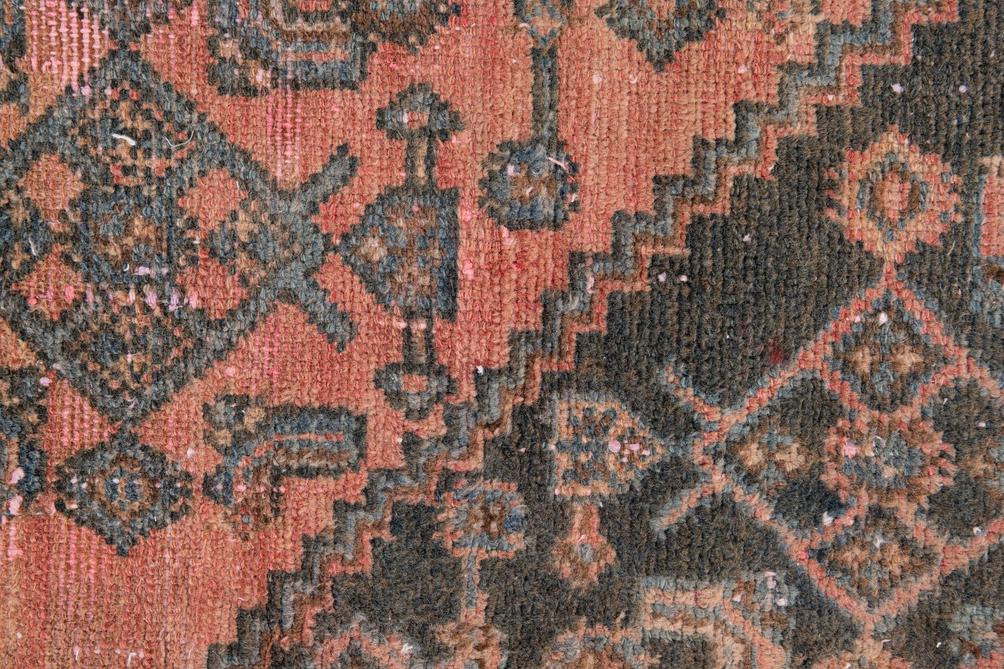 3' 7 x 5' 7 Hand Knotted Ultra Vintage Persian Wool Rug