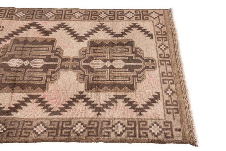 Detail image of 3' 2 x 6' 1 Hand Knotted Ultra Vintage Persian Wool Rug