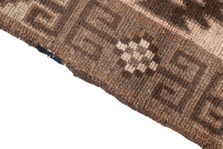 Detail image of 3' 2 x 6' 1 Hand Knotted Ultra Vintage Persian Wool Rug