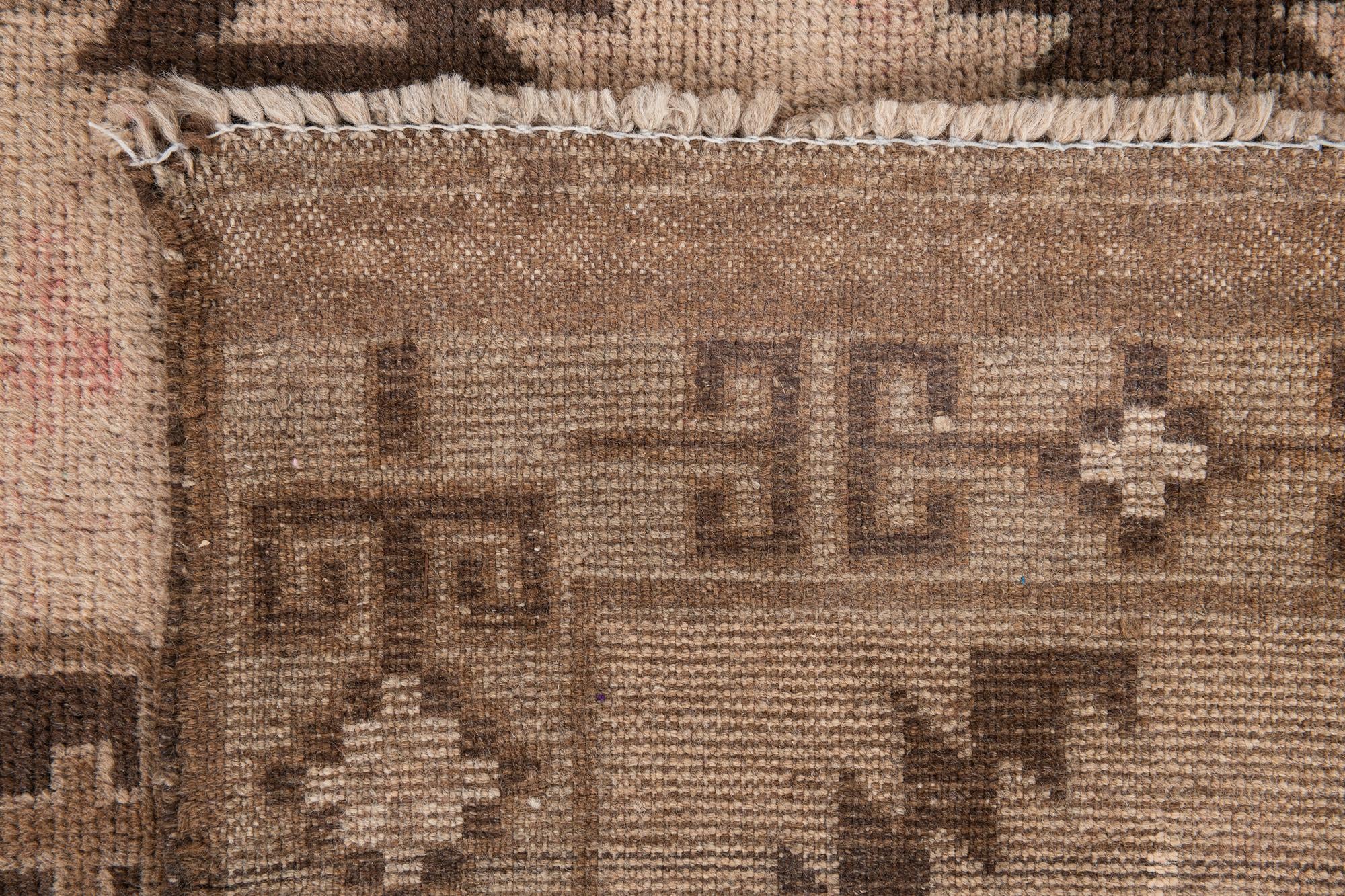3' 2 x 6' 1 Hand Knotted Ultra Vintage Persian Wool Rug