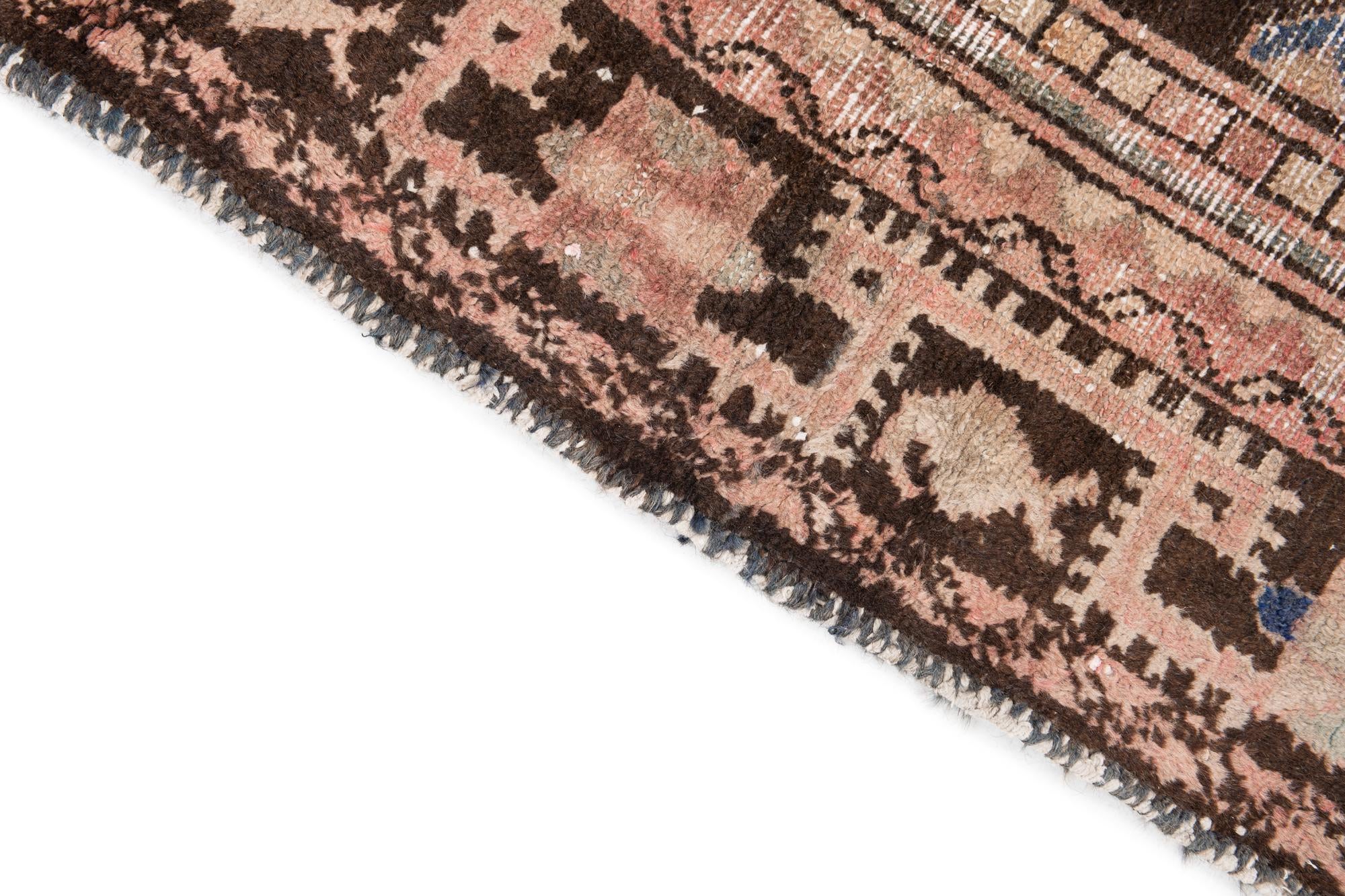 4' 5 x 6' 7 Hand Knotted Ultra Vintage Persian Wool Rug