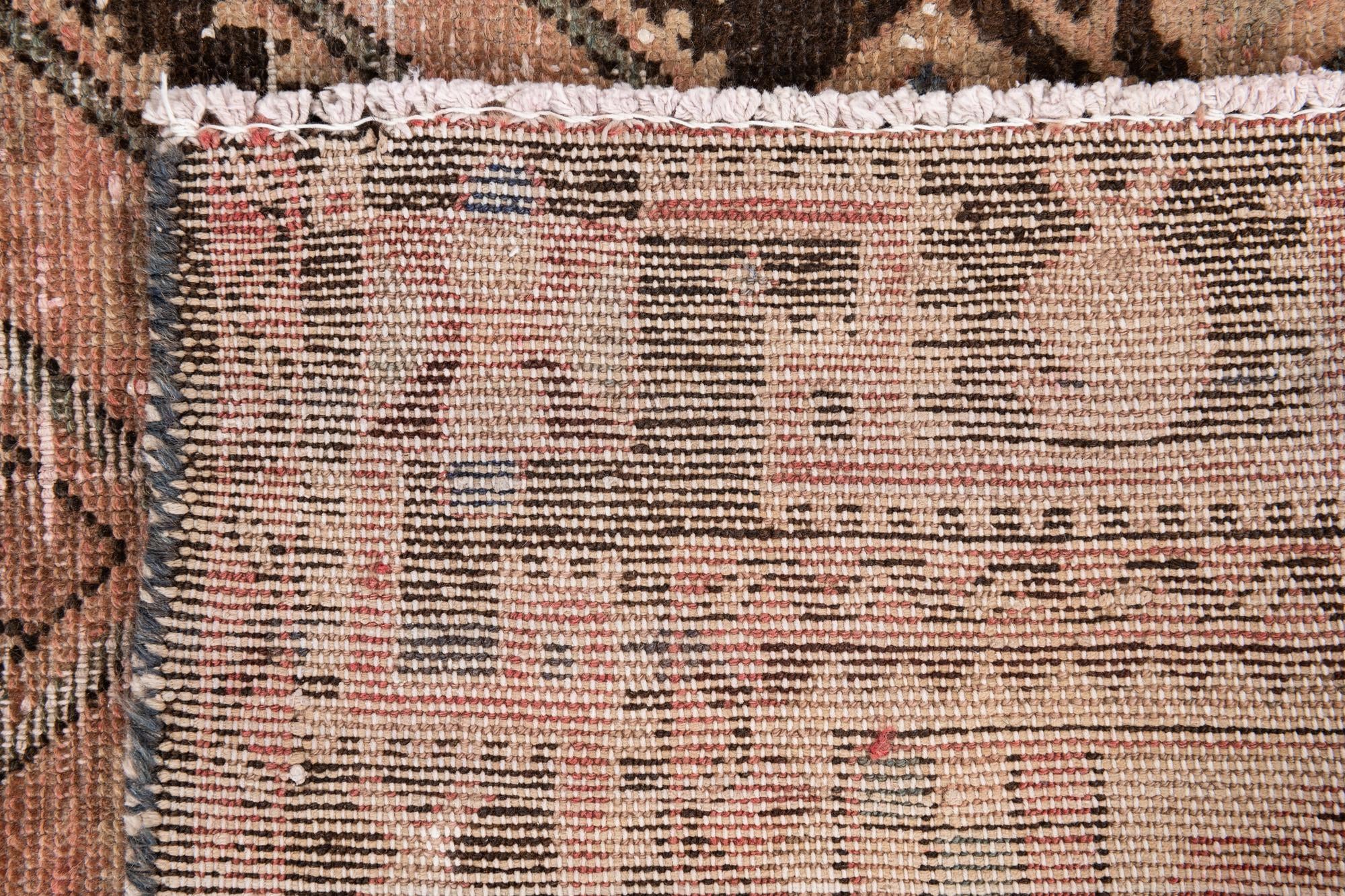 4' 5 x 6' 7 Hand Knotted Ultra Vintage Persian Wool Rug