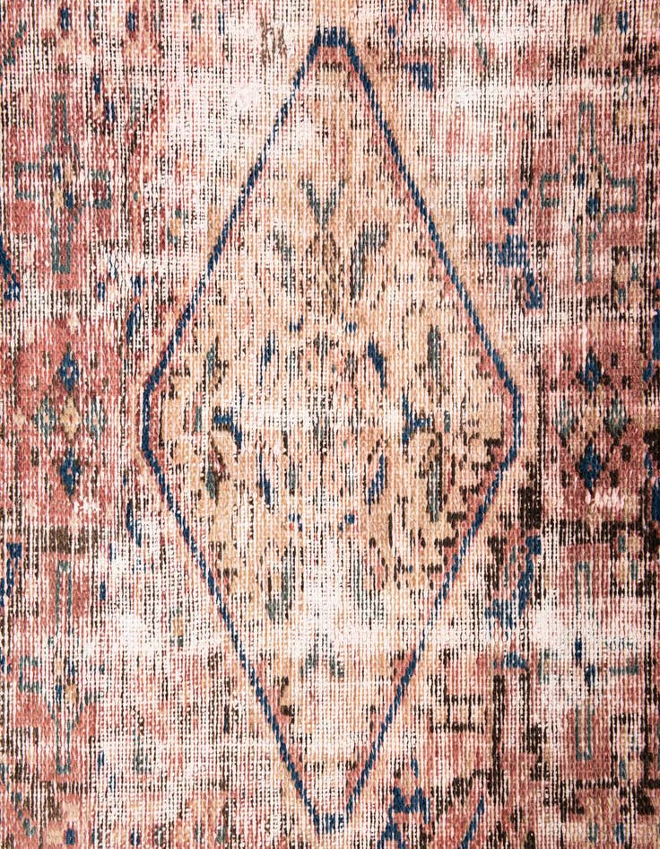 Detail image of 3' x 4' 6  Hand Knotted Ultra Vintage Persian Wool Rug