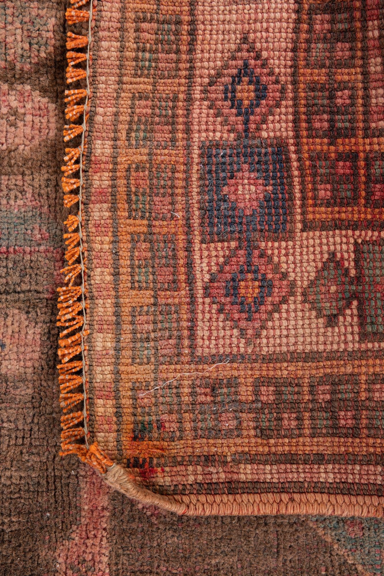 4' 2 x 6' 1 Hand Knotted Ultra Vintage Persian Wool Rug