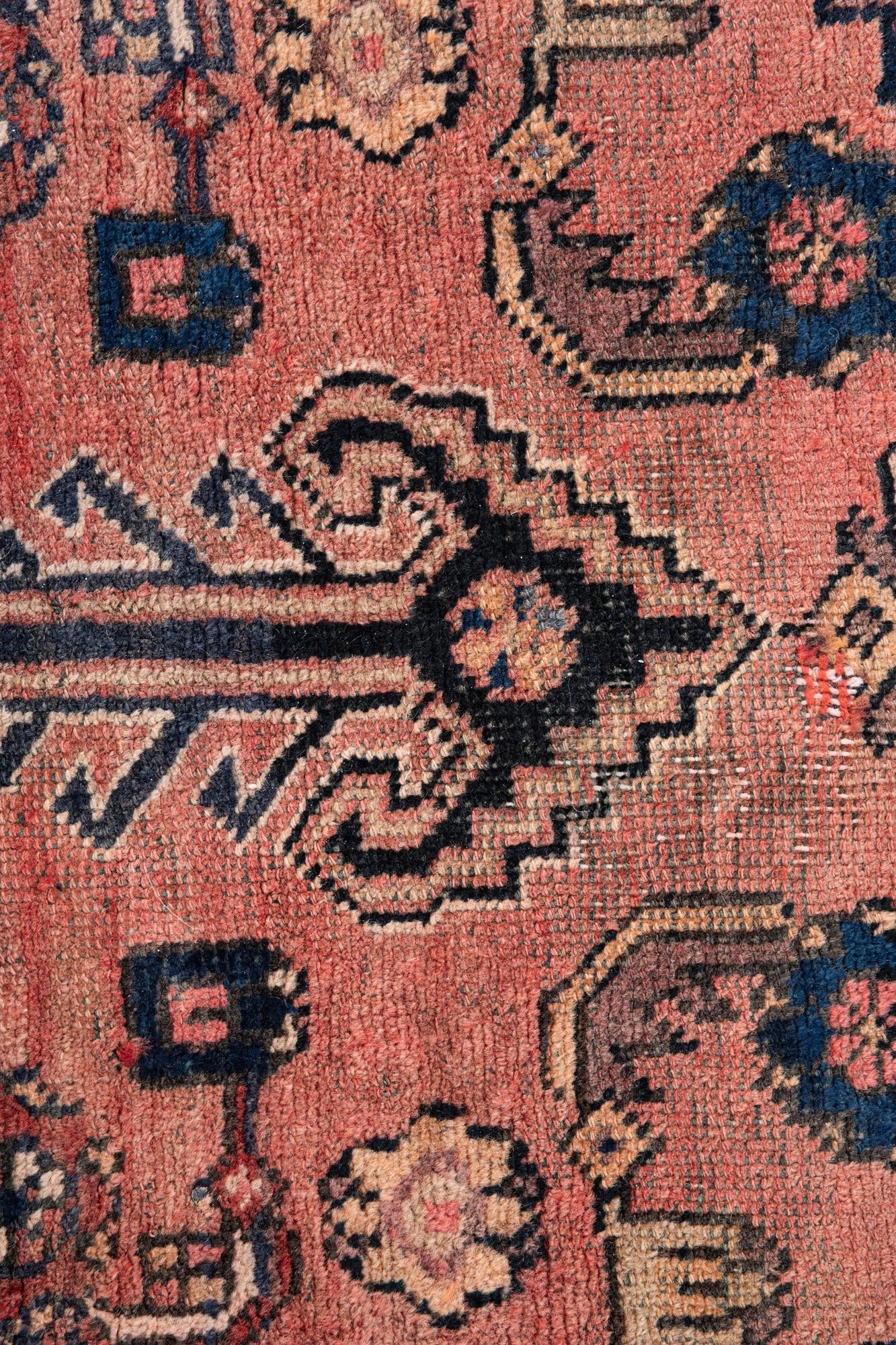 4' 3 x 6' 1 Hand Knotted Ultra Vintage Persian Wool Rug
