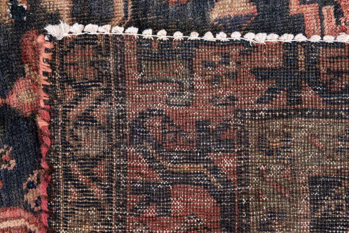 4' 3 x 6' 1 Hand Knotted Ultra Vintage Persian Wool Rug