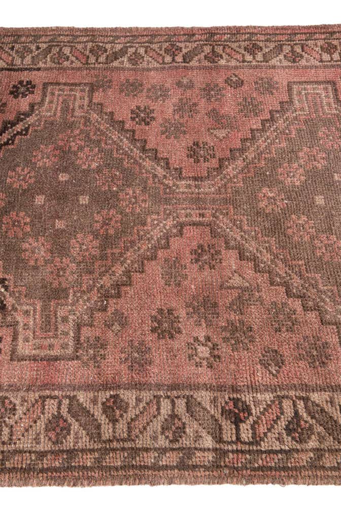 3' 6 x 4' 9 Hand Knotted Ultra Vintage Persian Wool Rug
