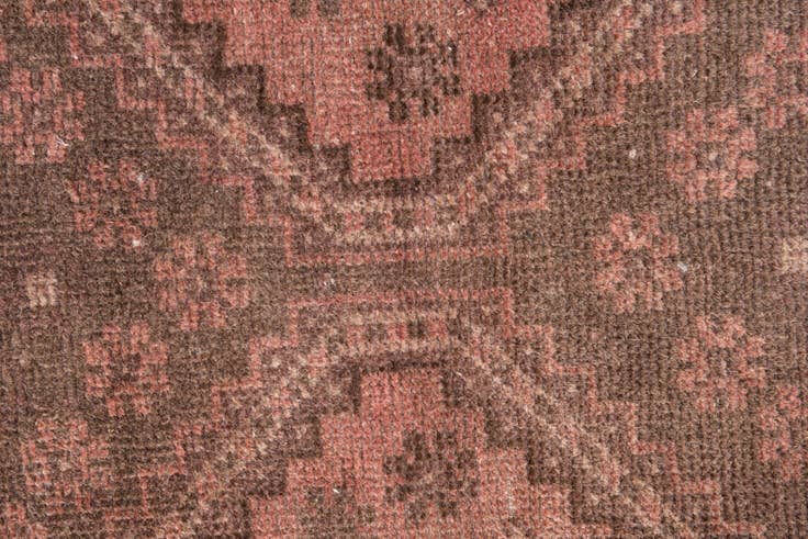 Detail image of 3' 6 x 4' 9 Hand Knotted Ultra Vintage Persian Wool Rug