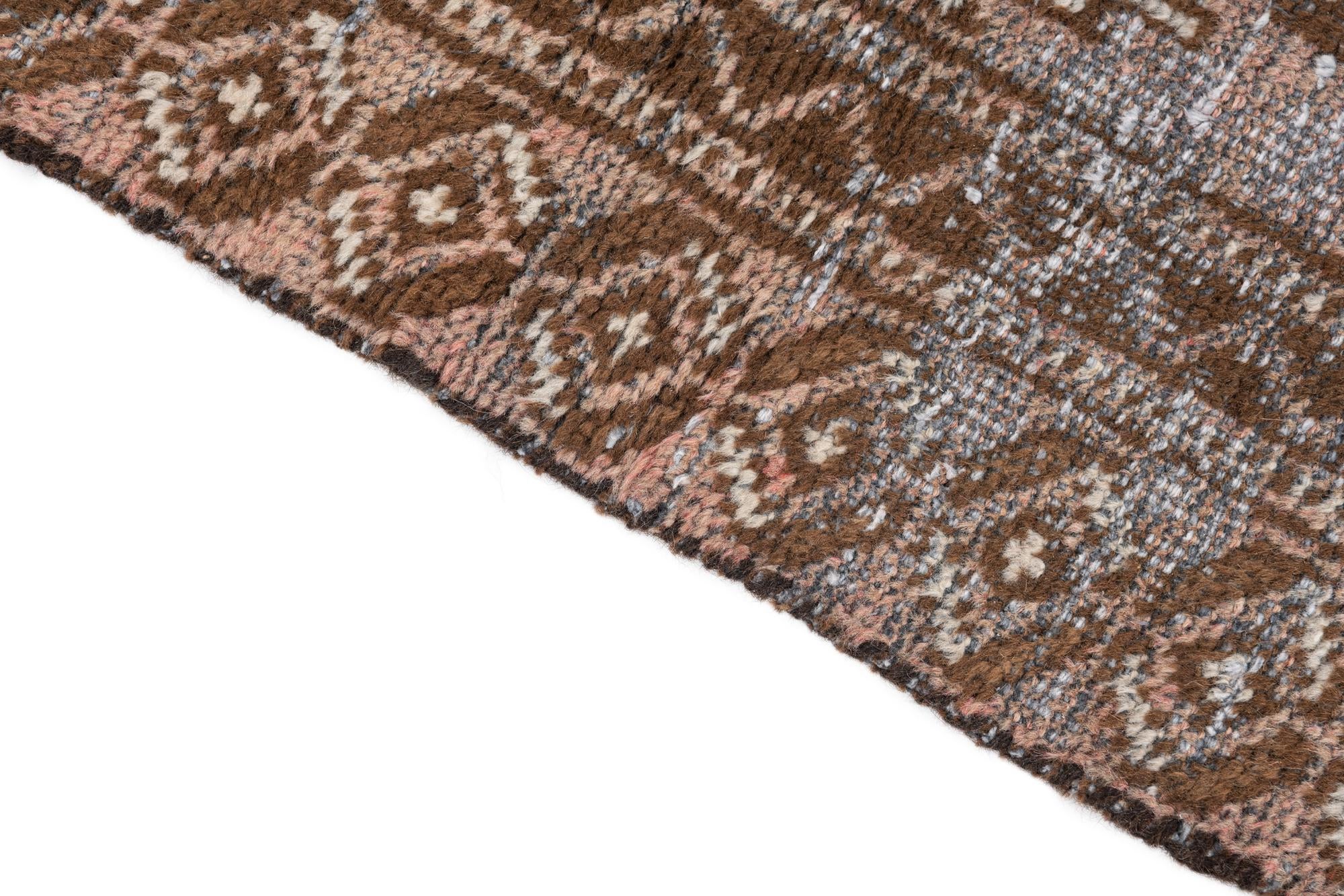 3' 5 x 6' 1 Hand Knotted Ultra Vintage Persian Wool Rug