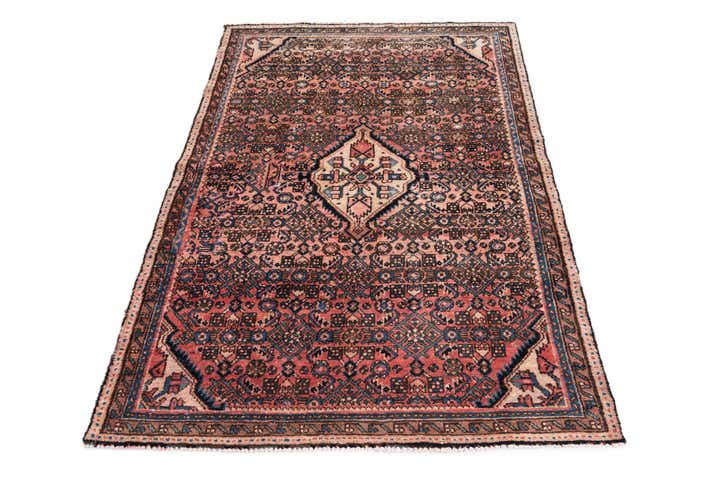 3' 10 x 5' Hand Knotted Ultra Vintage Persian Wool Rug