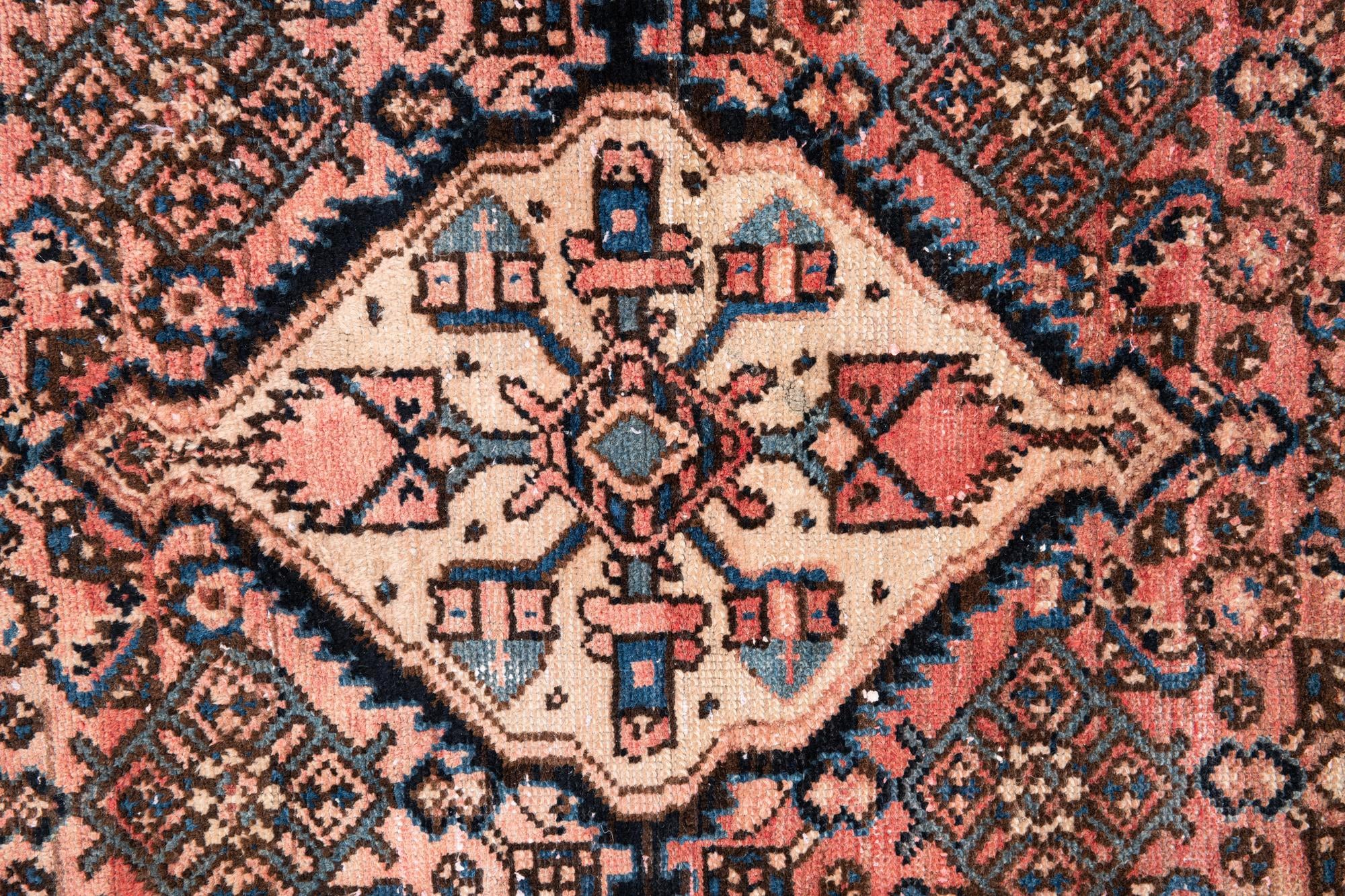 3' 10 x 5' Hand Knotted Ultra Vintage Persian Wool Rug