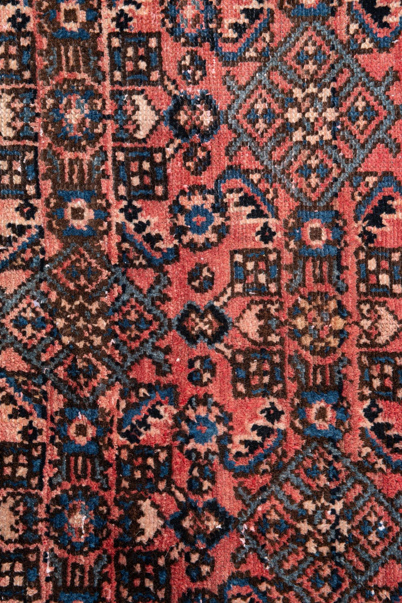 3' 10 x 5' Hand Knotted Ultra Vintage Persian Wool Rug