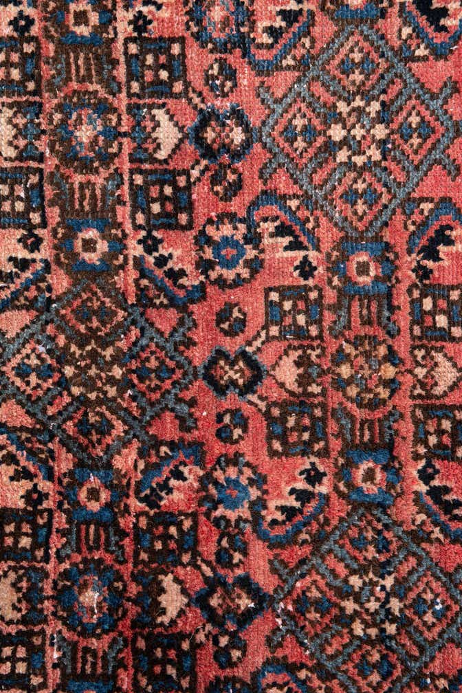 3' 10 x 5' Hand Knotted Ultra Vintage Persian Wool Rug
