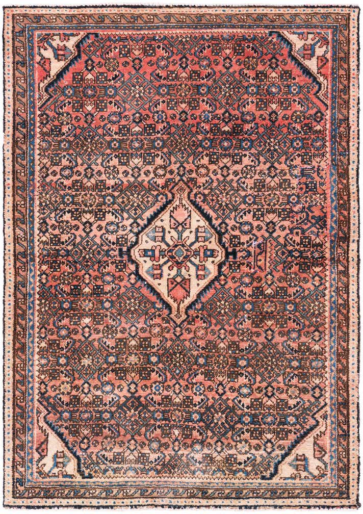 3' 10 x 5' Hand Knotted Ultra Vintage Persian Wool Rug