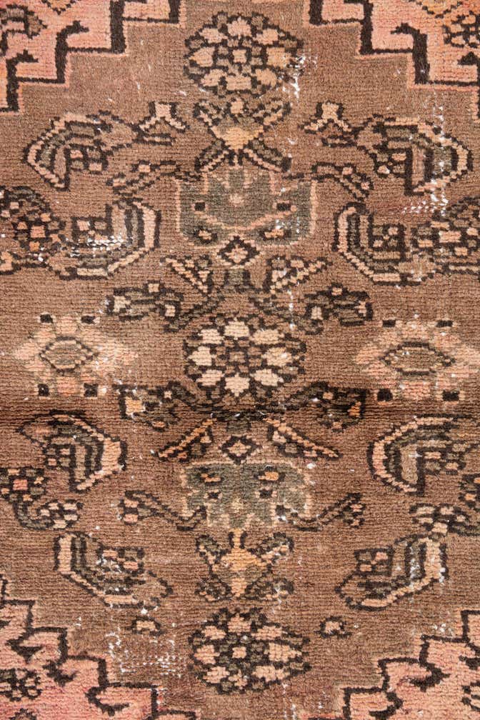 100cm x 185cm Handgeknoopt Ultra Vintage Perzisch Wol Vloerkleed
