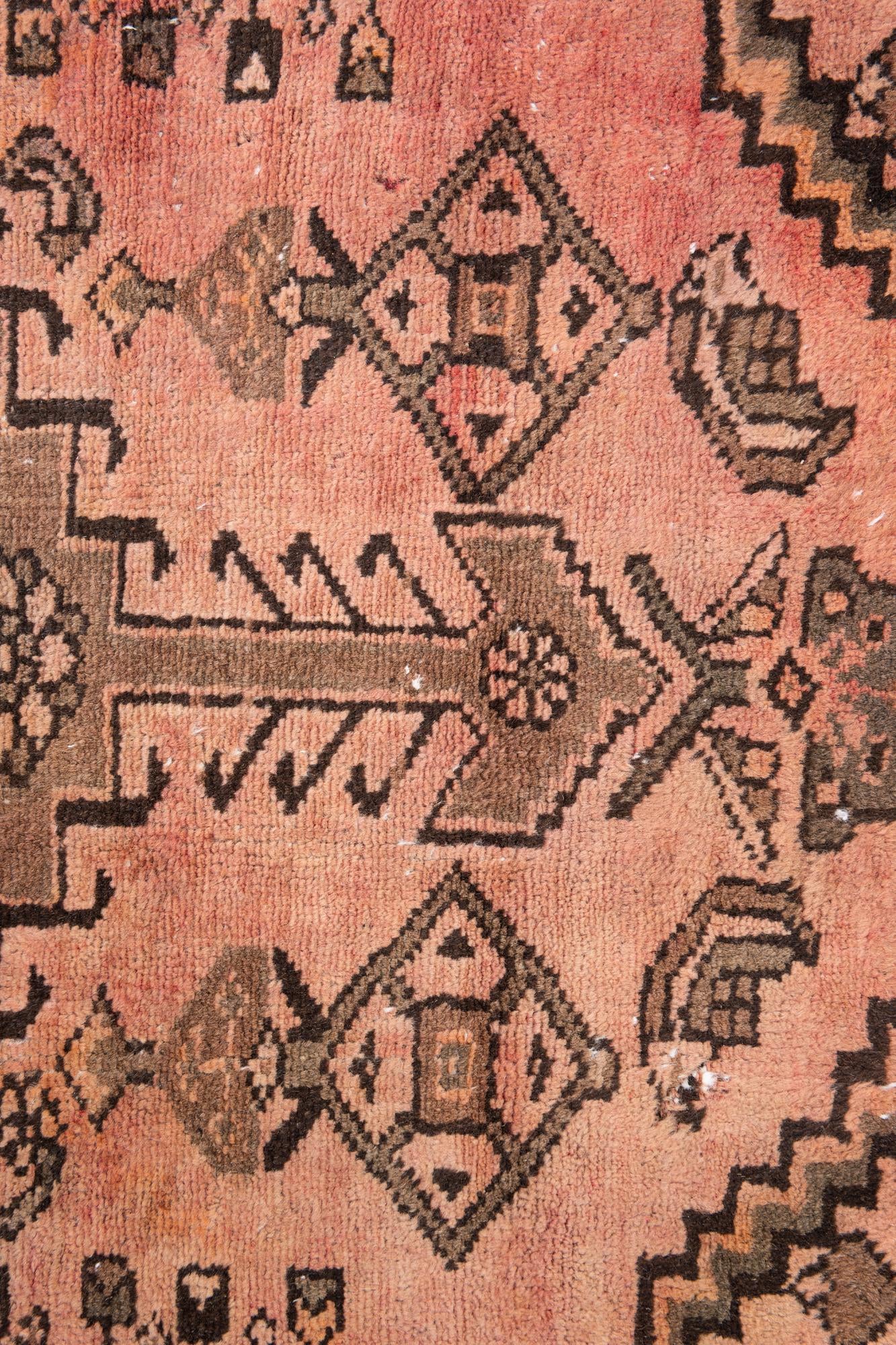 3' 3 x 6' 1 Hand Knotted Ultra Vintage Persian Wool Rug