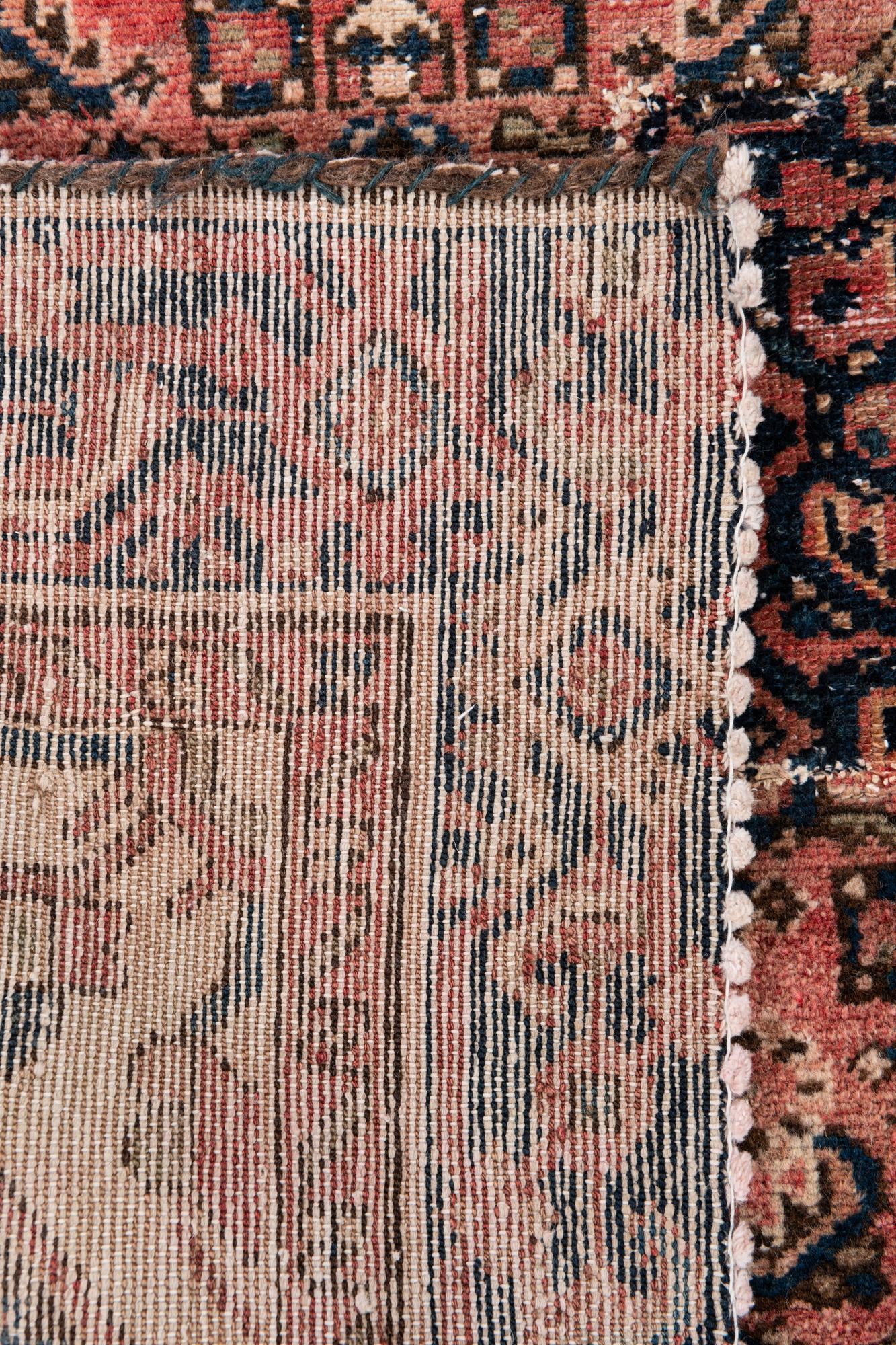 4' 7 x 6' 2 Hand Knotted Ultra Vintage Persian Wool Rug