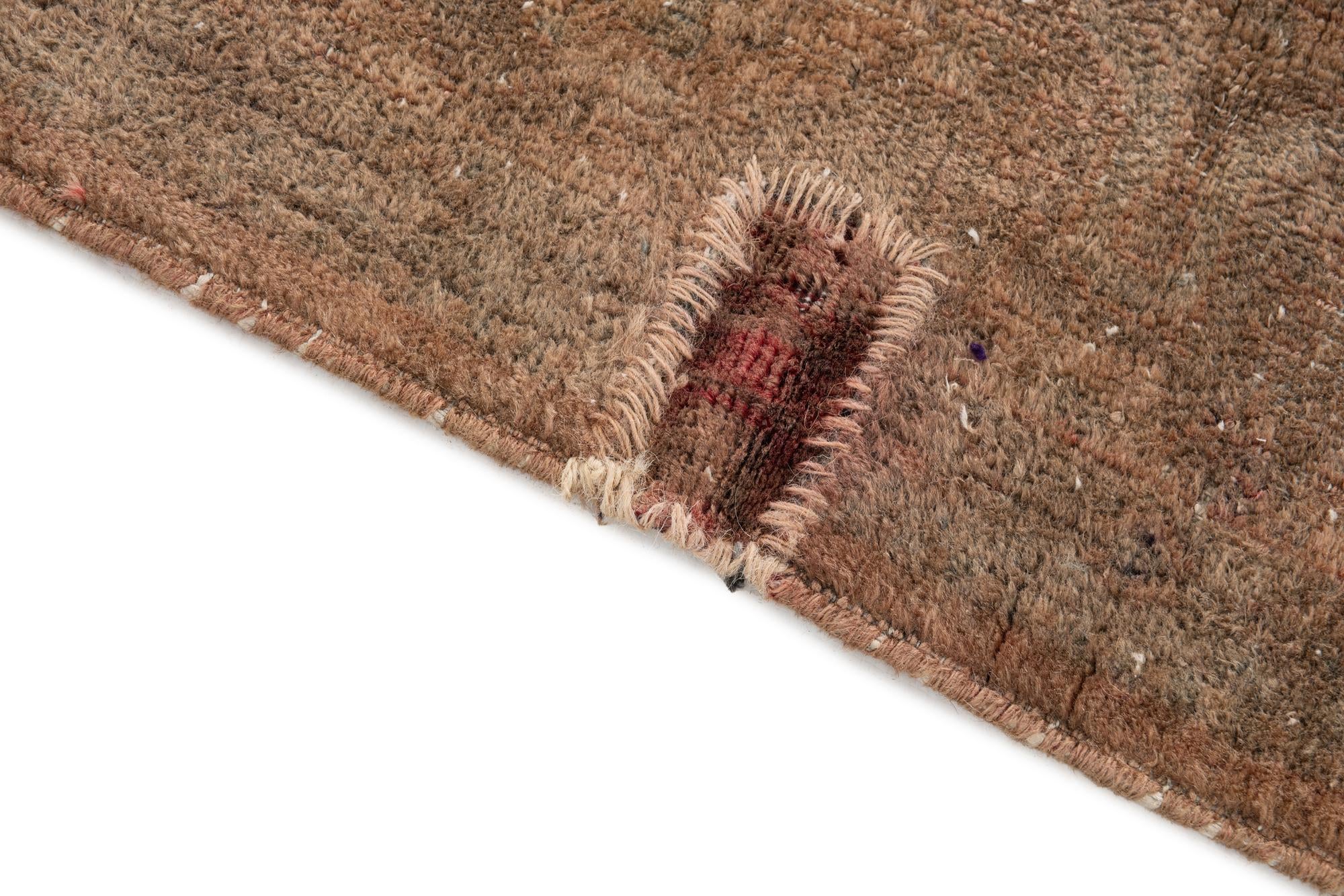 4' 2 x 6' 1 Hand Knotted Ultra Vintage Persian Wool Rug