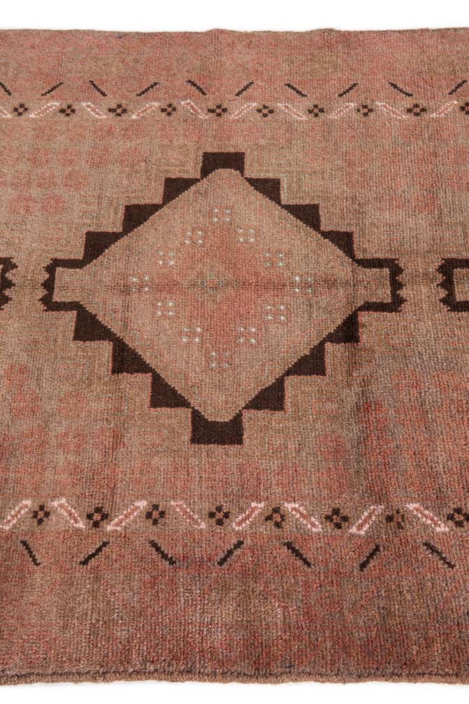 3' 5 x 6' 5 Hand Knotted Ultra Vintage Persian Wool Rug