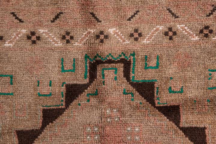 3' 5 x 6' 5 Hand Knotted Ultra Vintage Persian Wool Rug