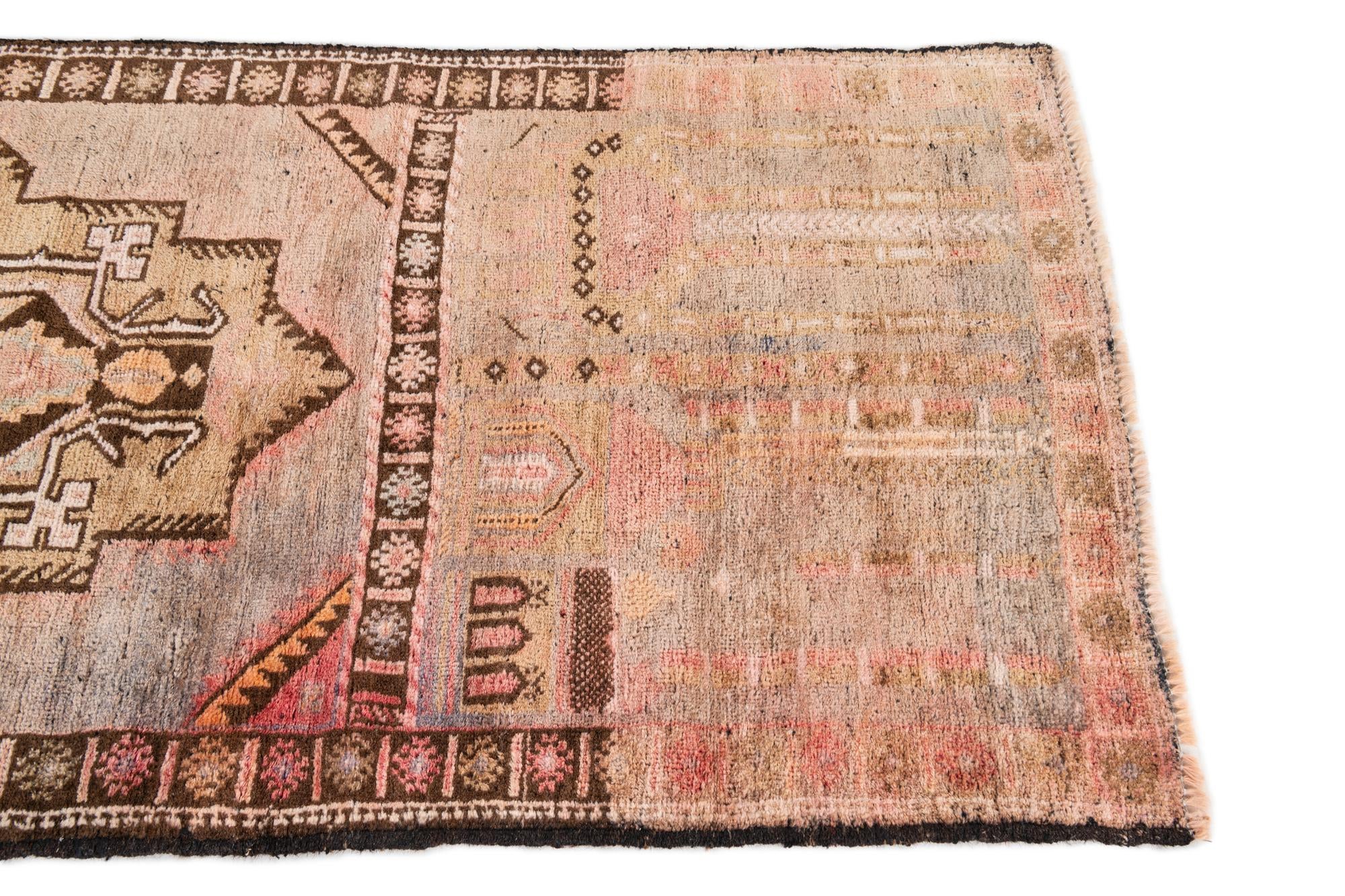 2' 8 x 4' 8 Hand Knotted Ultra Vintage Persian Wool Rug