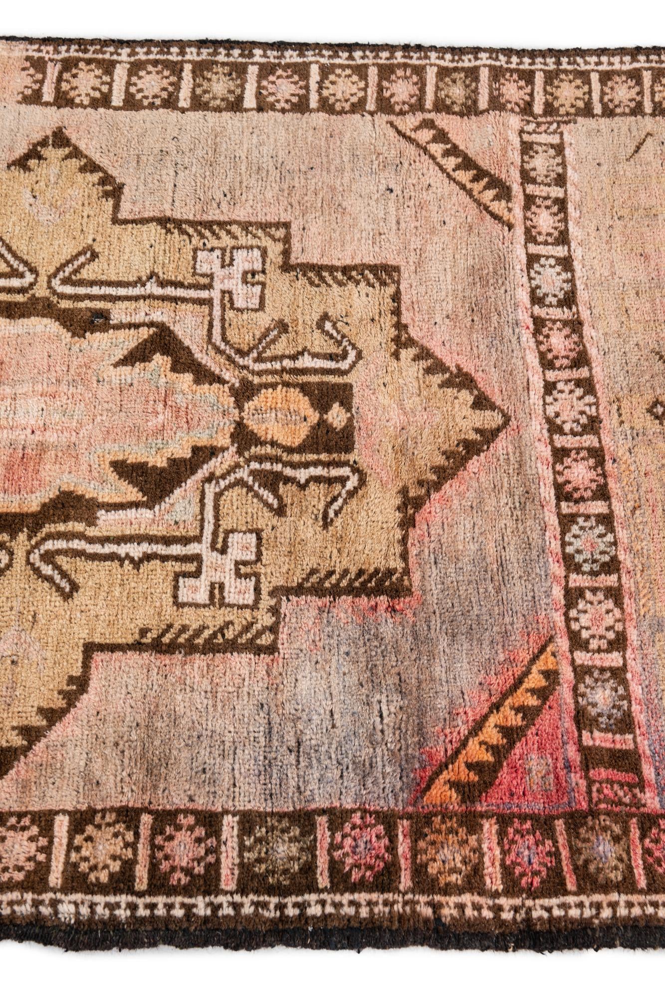 2' 8 x 4' 8 Hand Knotted Ultra Vintage Persian Wool Rug