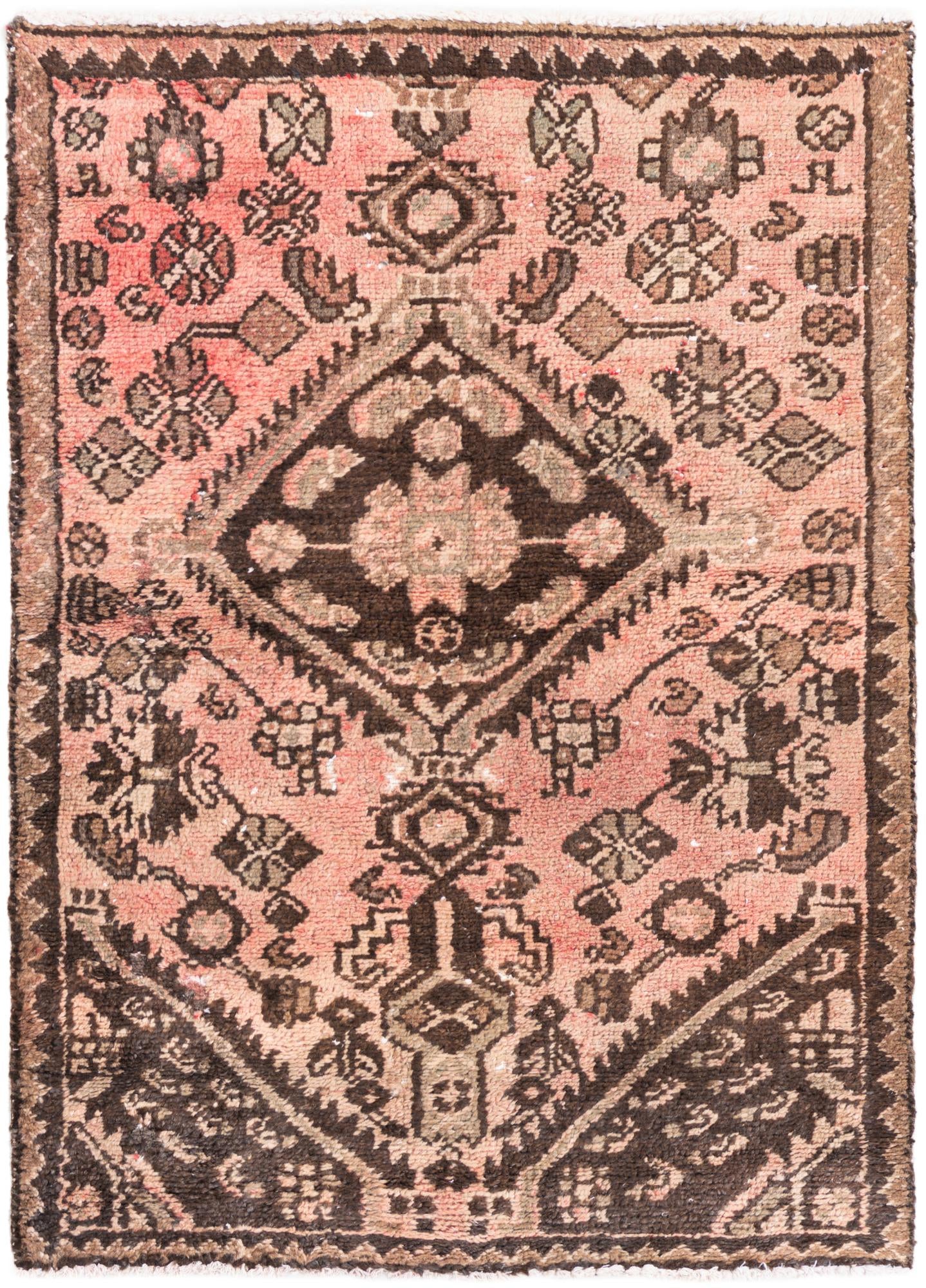 2' 8 x 3' 8 Hand Knotted Ultra Vintage Persian Wool Rug