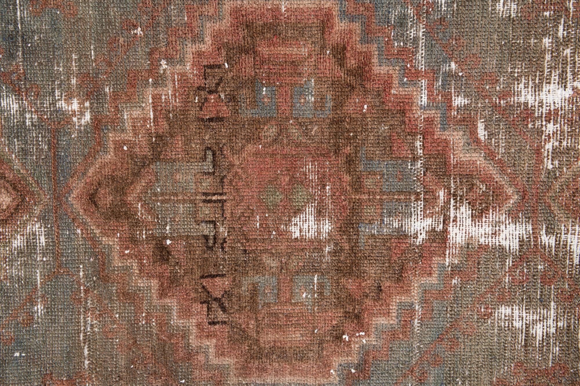 4' x 6' 6 Hand Knotted Ultra Vintage Persian Wool Rug