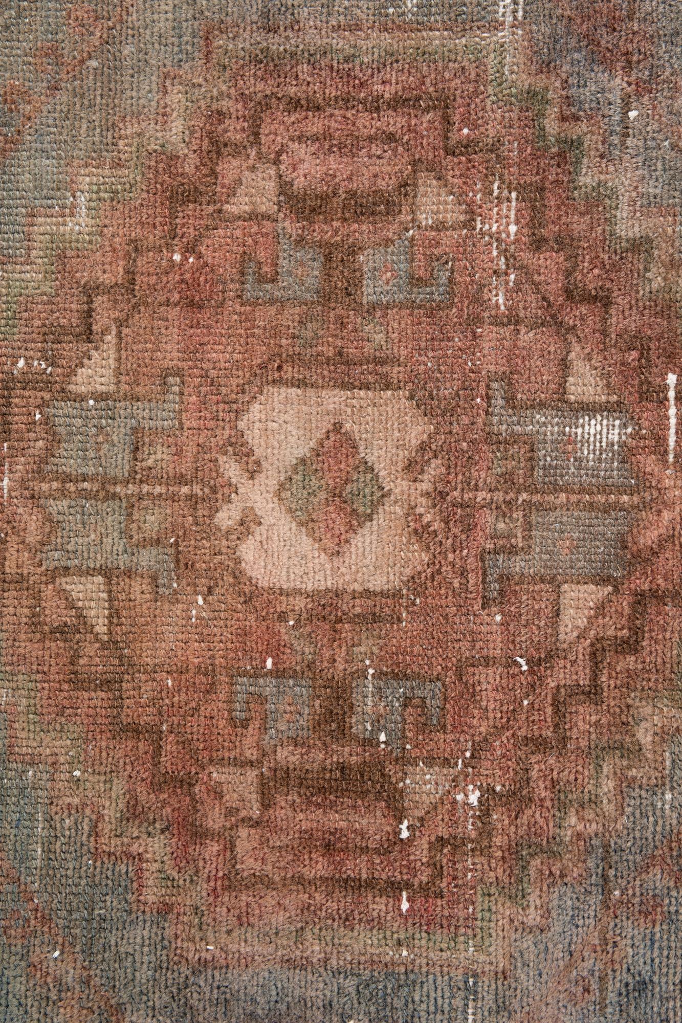 4' x 6' 6 Hand Knotted Ultra Vintage Persian Wool Rug