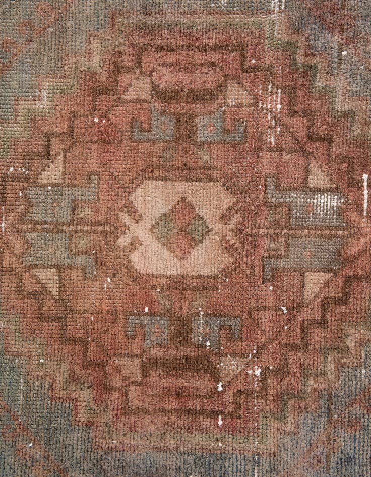 Detail image of 4' x 6' 6  Hand Knotted Ultra Vintage Persian Wool Rug