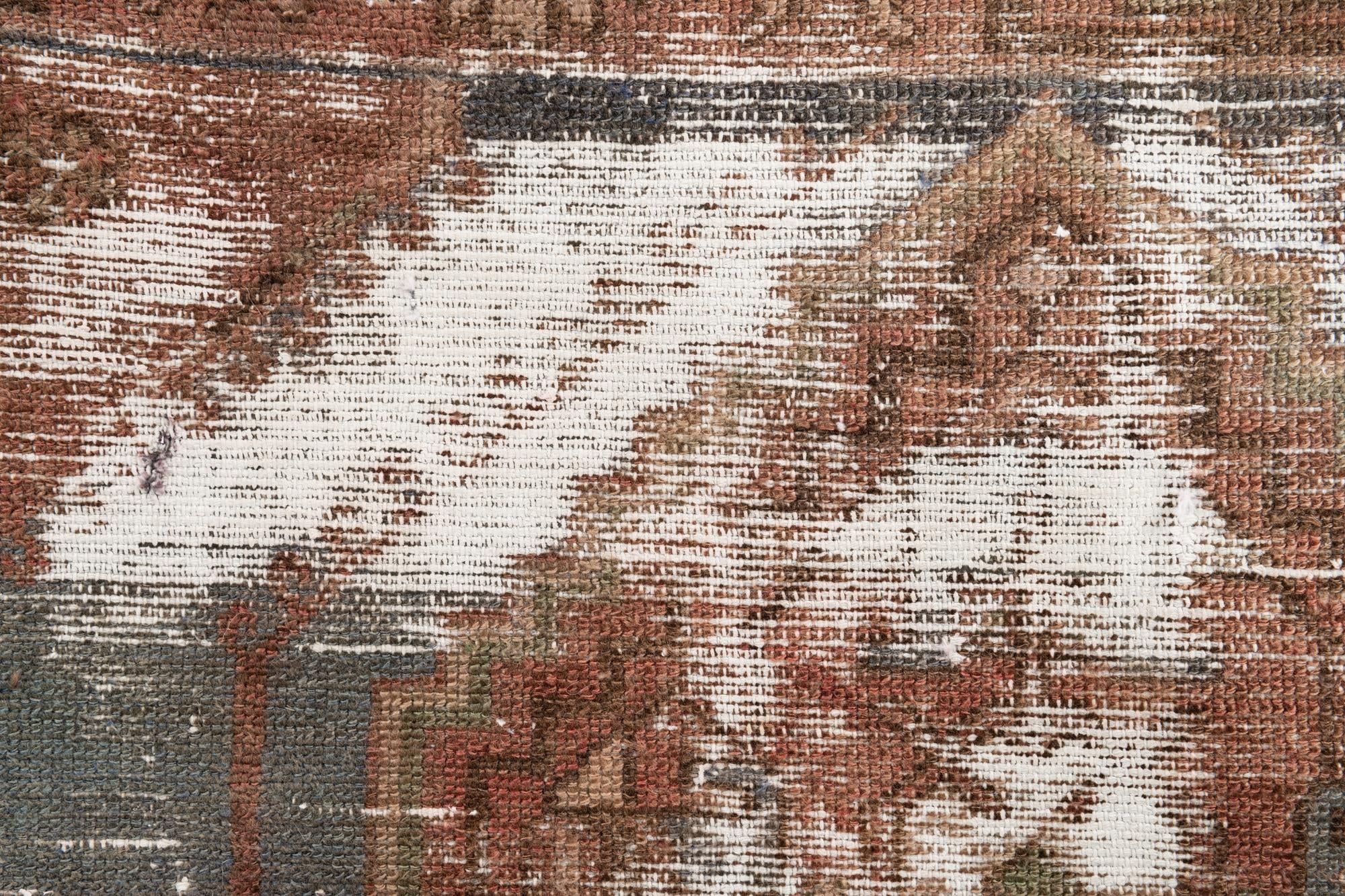 4' x 6' 6 Hand Knotted Ultra Vintage Persian Wool Rug