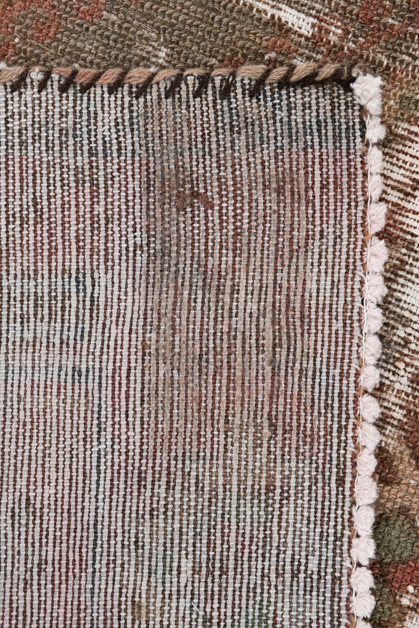 4' x 6' 6 Hand Knotted Ultra Vintage Persian Wool Rug