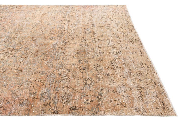 Detail image of 6' 6 x 10' 8 Hand Knotted Ultra Vintage Persian Wool Rug