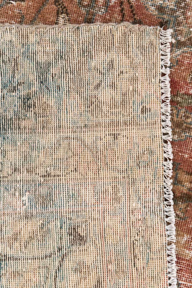 6' 6 x 10' 8 Hand Knotted Ultra Vintage Persian Wool Rug