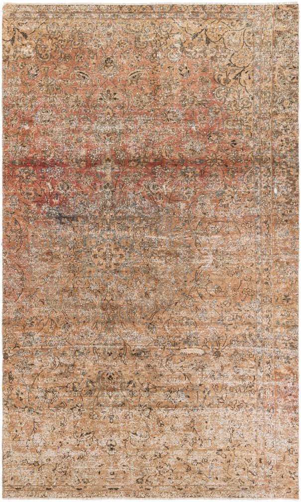 6' 6 x 10' 8 Hand Knotted Ultra Vintage Persian Wool Rug