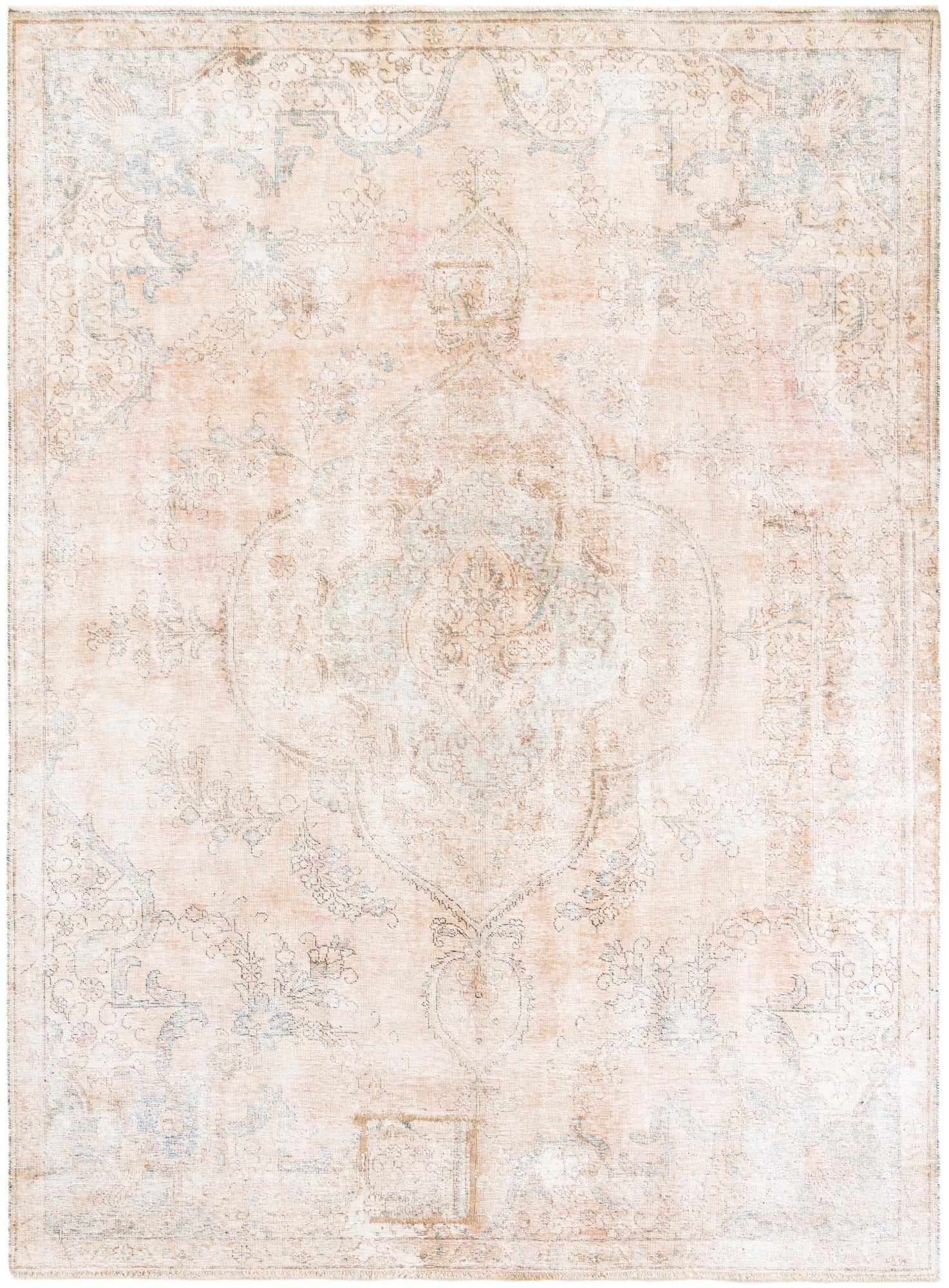 7' 5 x 10' Hand Knotted Ultra Vintage Persian Wool Rug